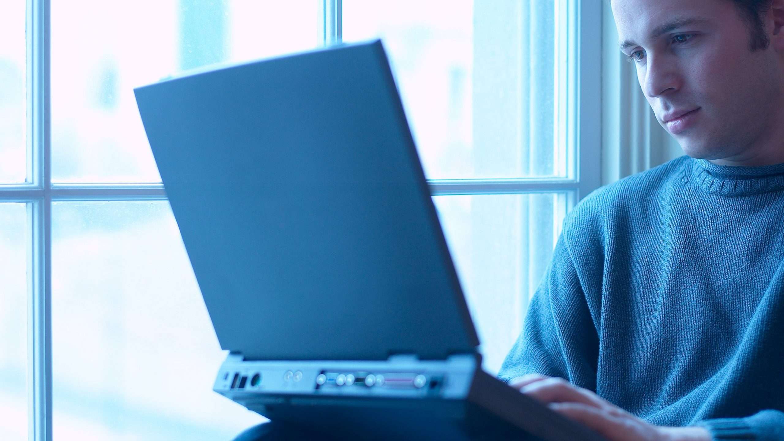 Using a laptop